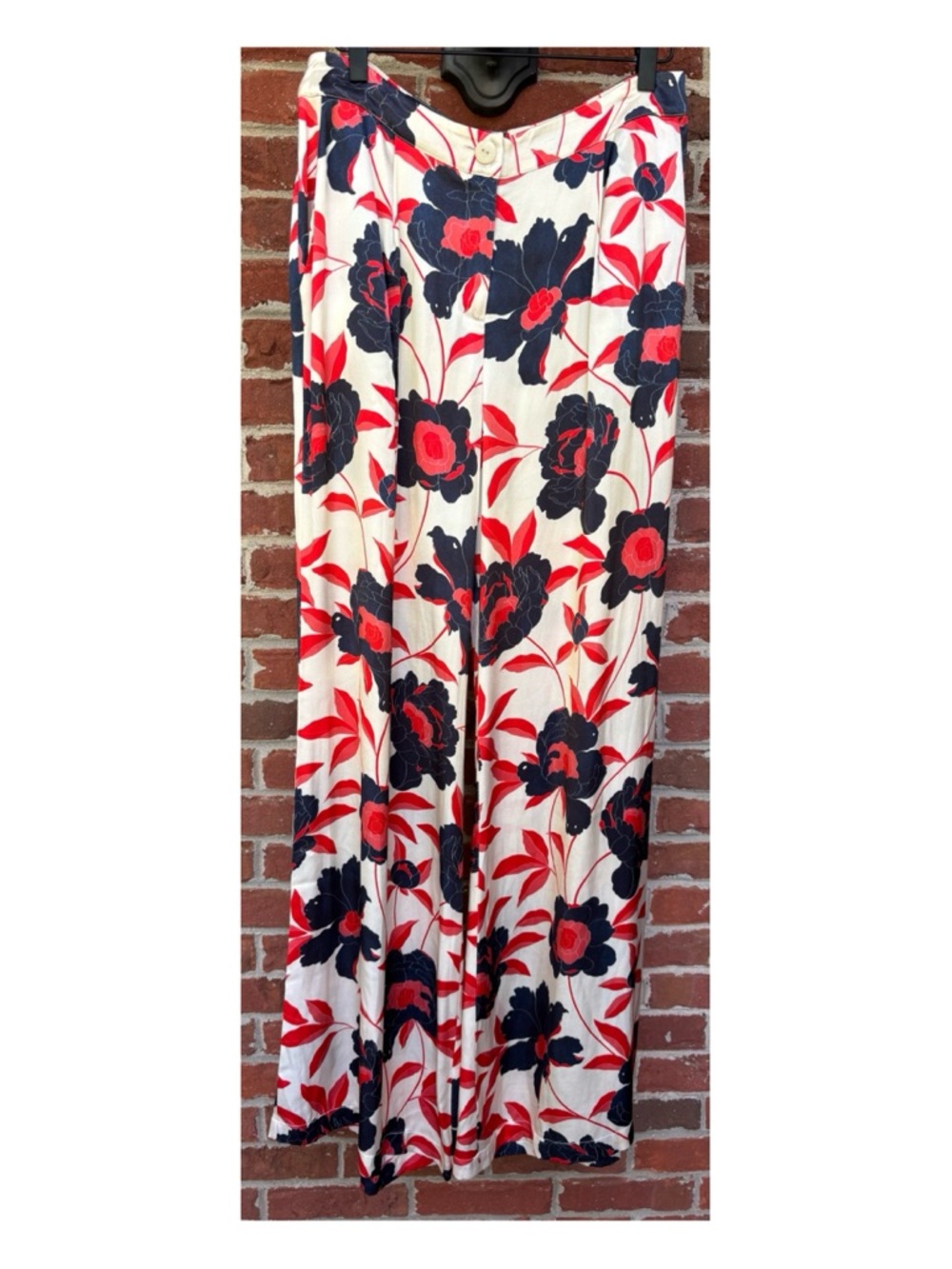 NWOT Anthropologie Corey Lynn Calter Printed Wide Leg Pants in Medium - Picture 5 of 11